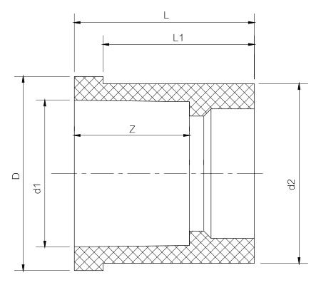 UPVC 补芯 DN15-600-恒行3