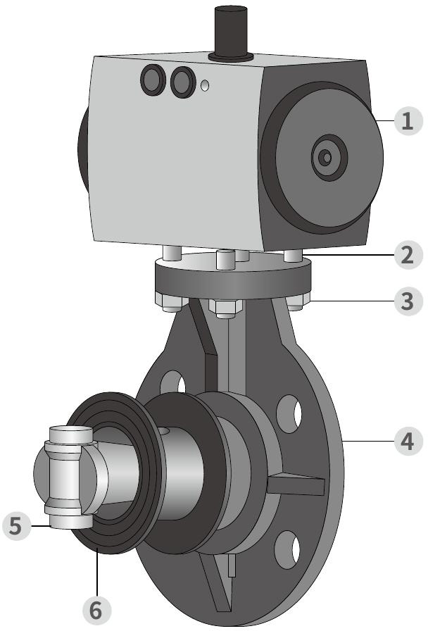 PPH D671X-10S 气动蝶阀 DN32-1000-恒行3